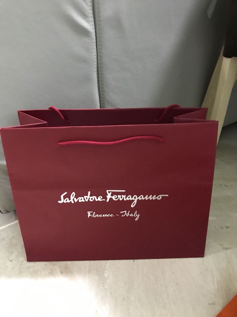 ferragamo paper bag