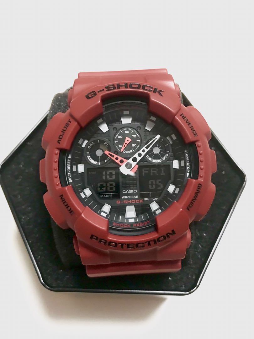 g shock maroon