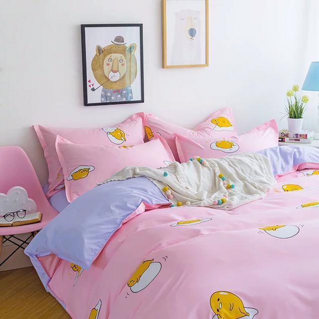 Gudetama Bedsheet Set, Furniture, Others on Carousell