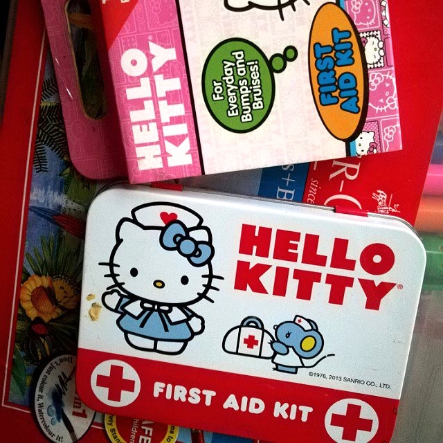 Hello First Aid Hello Kitty First Aid Kit, Health & Nutrition, Medical Supplies & Tools ...
