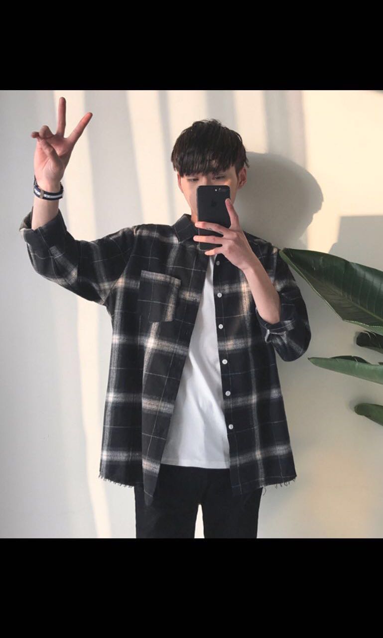Korean Male Checkered Bnw Outwear Men S Fashion Clothes Outerwear On Carousell When you want to find korean outfit for men, you may need to consider between many choices. korean male checkered bnw outwear