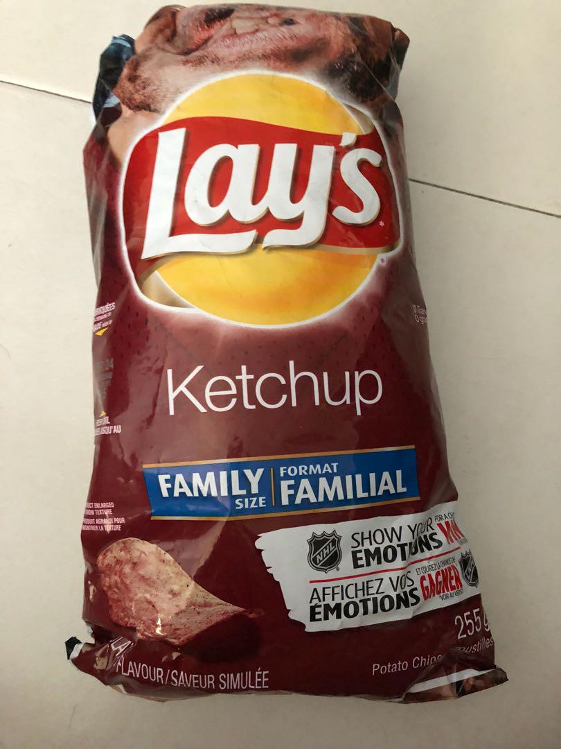 Lays ketchup chips, Food & Drinks, Packaged & Instant Food on Carousell