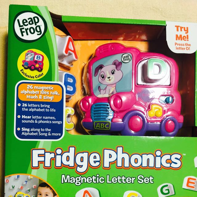 leapfrog fridge phonics pink