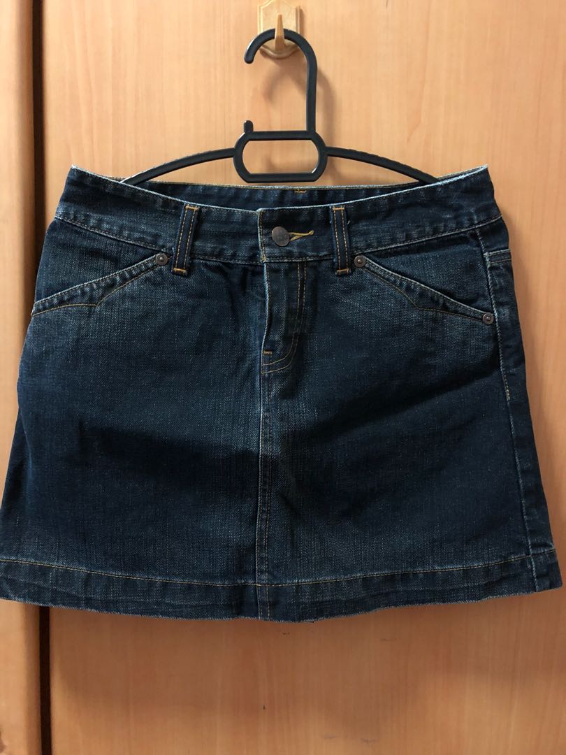 jcpenney denim skirt