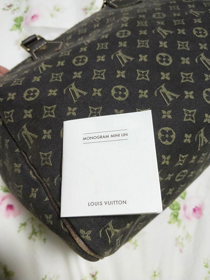 Sold at Auction: Louis Vuitton Monogram Mini Lin Speedy 30