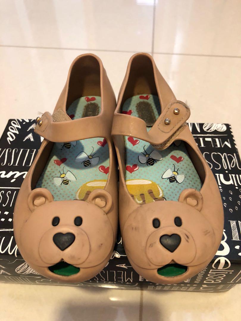 Mini Melissa Shoes brown bear Babies Kids Babies Kids Fashion on Carousell