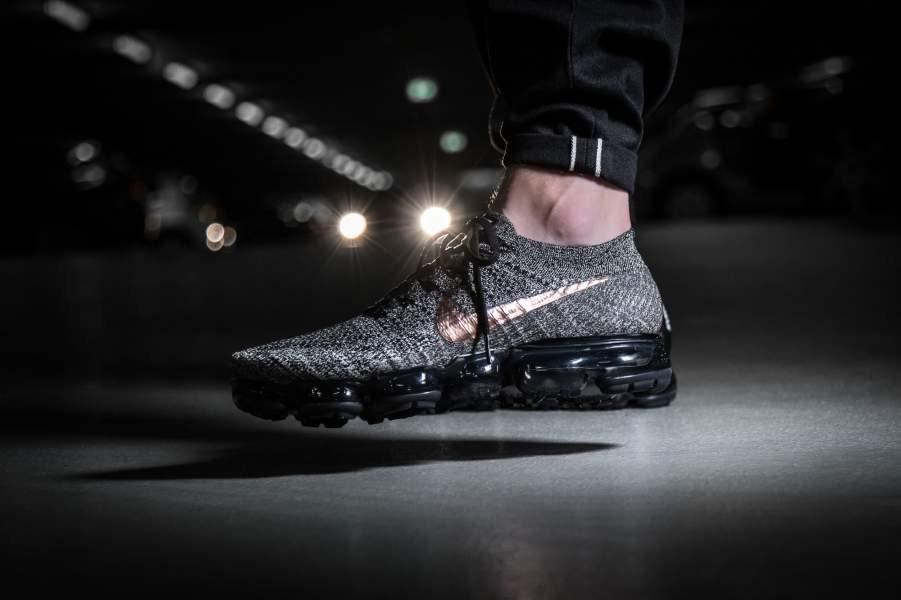 Nike Air VAPORMAX Flyknit EXPLORER Black Rose Gold Men s Fashion