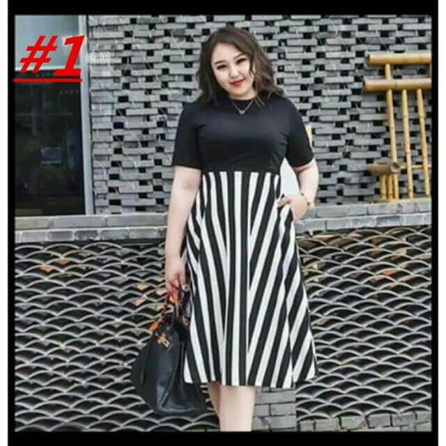 korean plus size dress