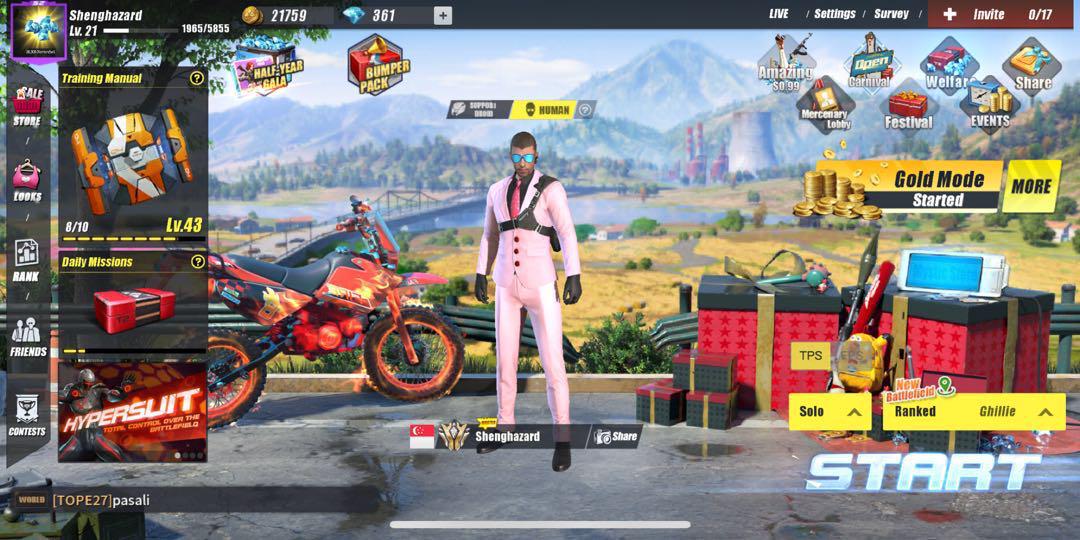 Rules Of Survival Account Toys Games Video Gaming Video Games