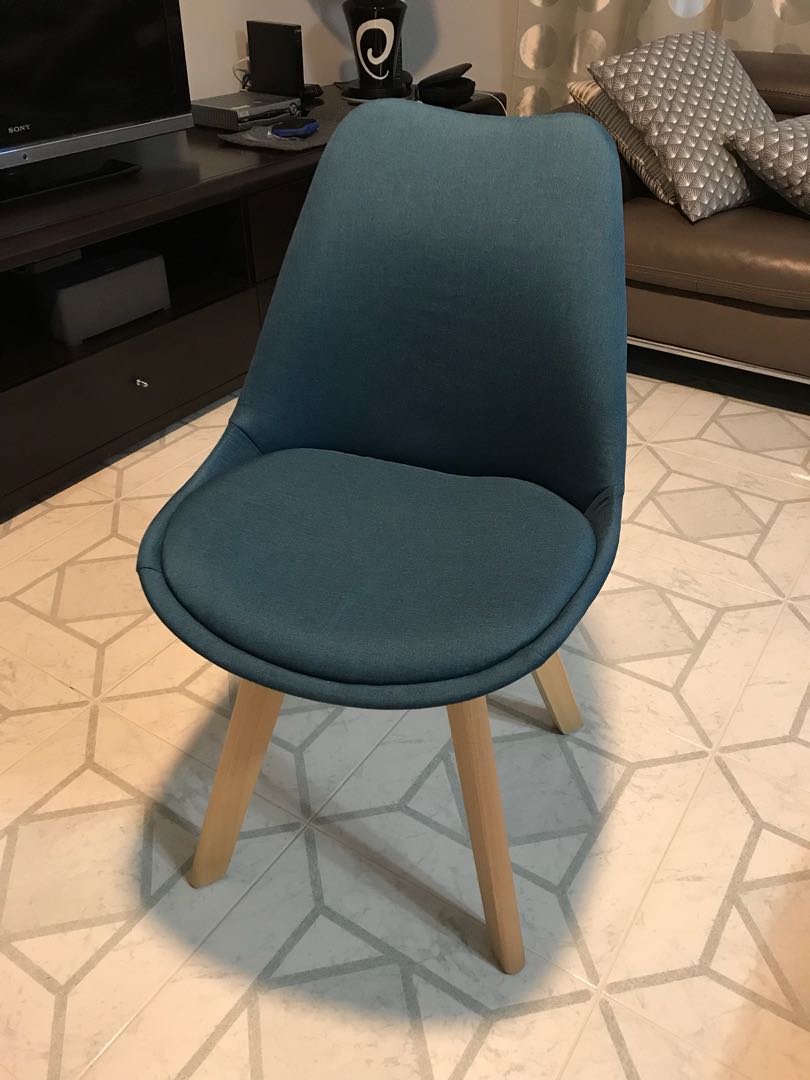 Scandinavian Style Desk Chair Teal Furniture Tables Chairs