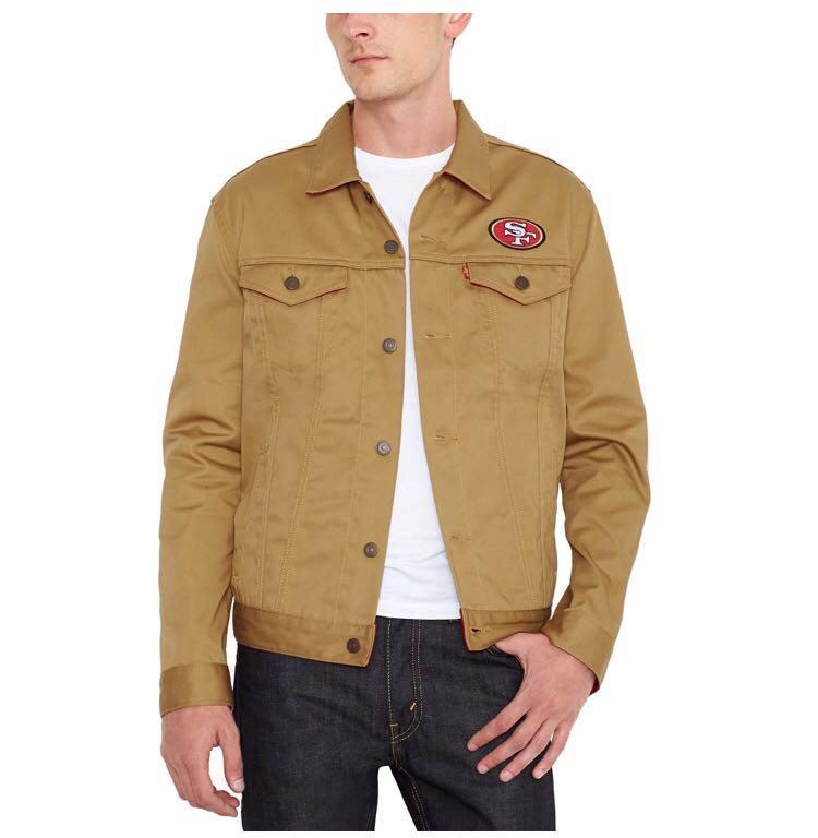 SF 49ers Levi's Button-Up Jacket, Men's 