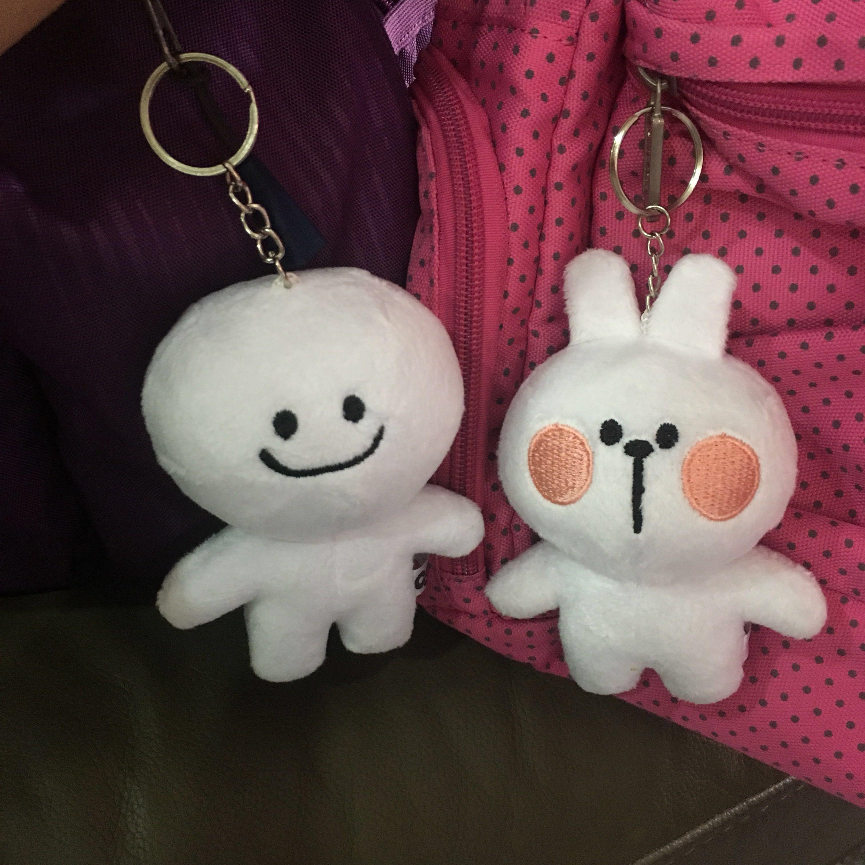 Telegram Line Friends Spoiled Rabbit 兔兔絨毛娃娃, 書籍、休閒與玩具, 玩具、公仔、桌遊在旋轉拍賣