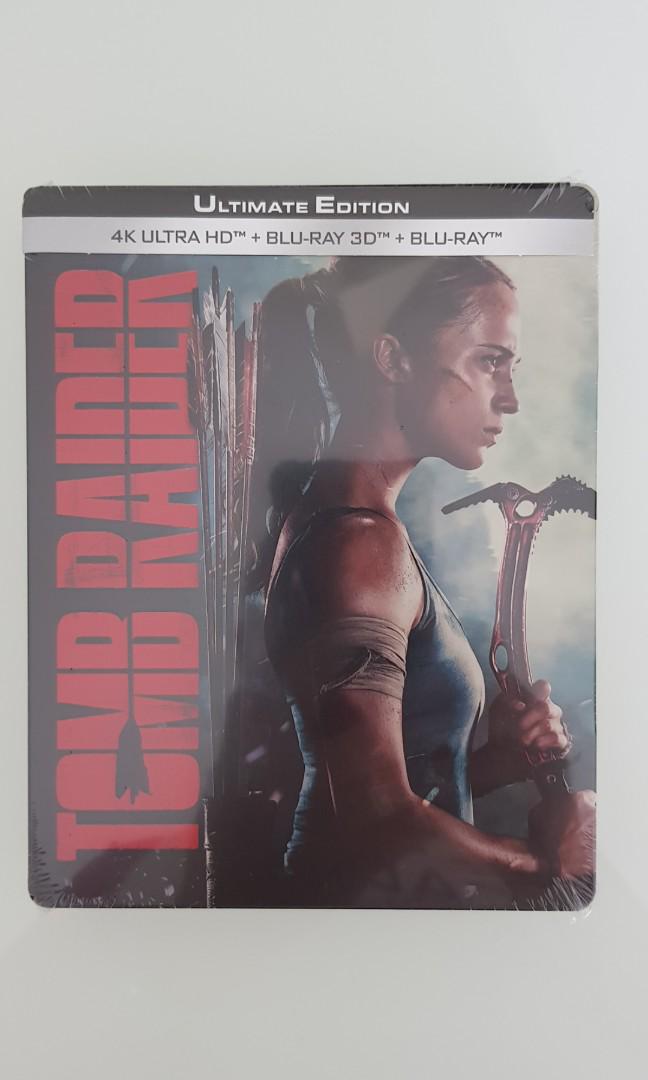 Tomb Raider 4k Uhd And 3d Blu Ray Disc Steelbook Ultimate Edition