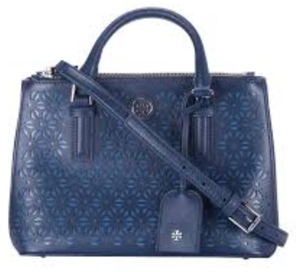 blue colour handbags