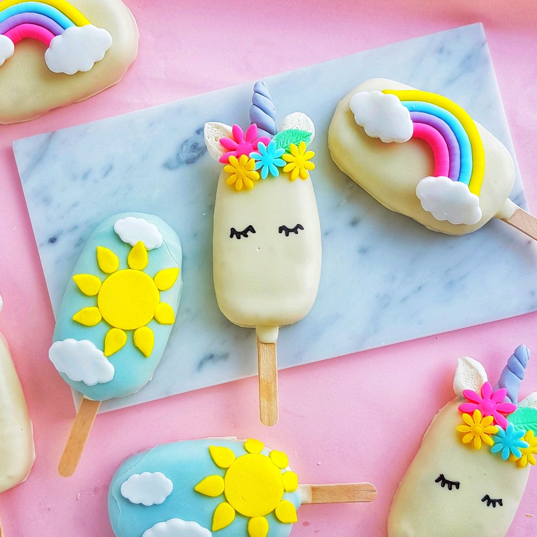 Unicorn Cake Pops Food Drinks Baked Goods On Carousell