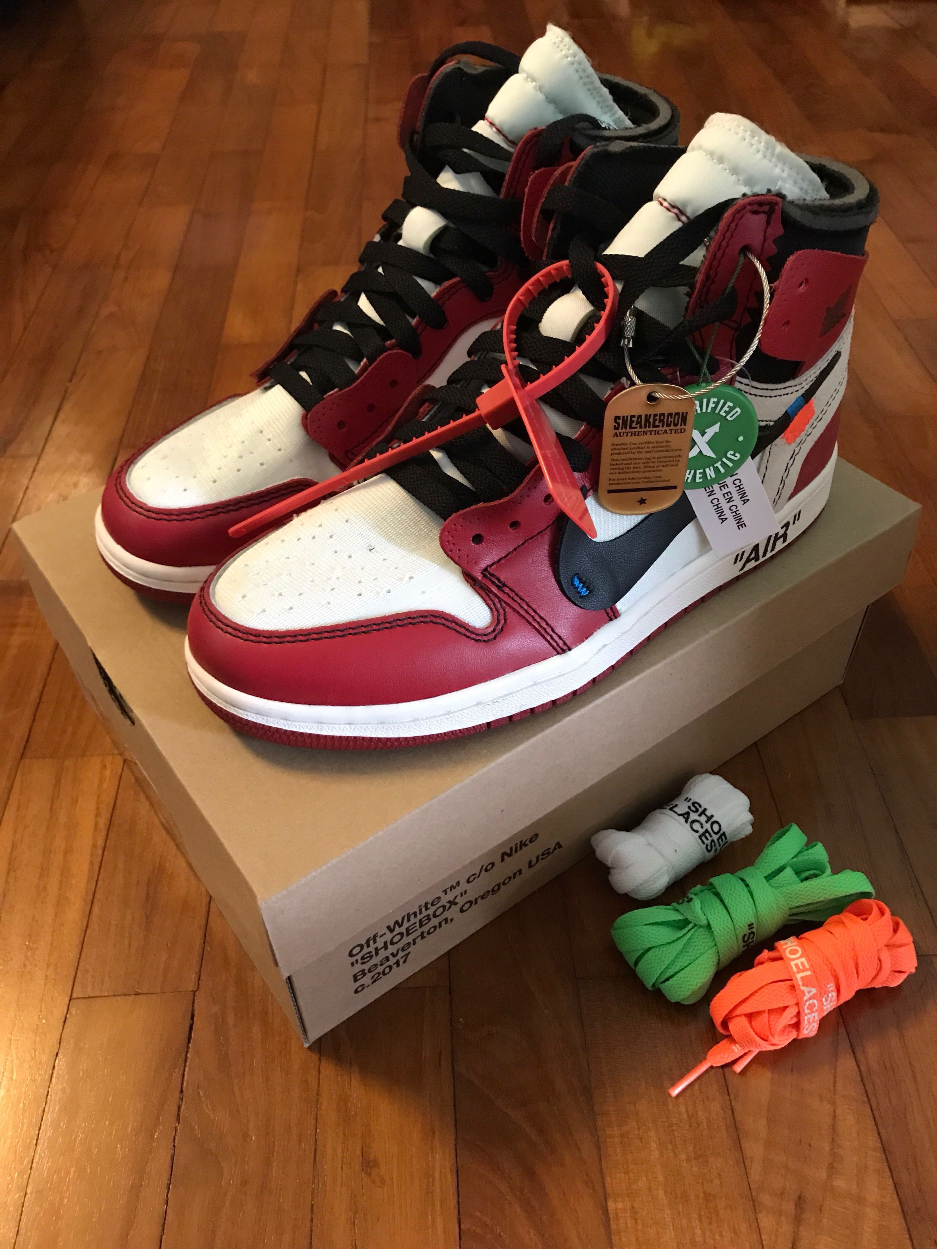 off white chicago laces