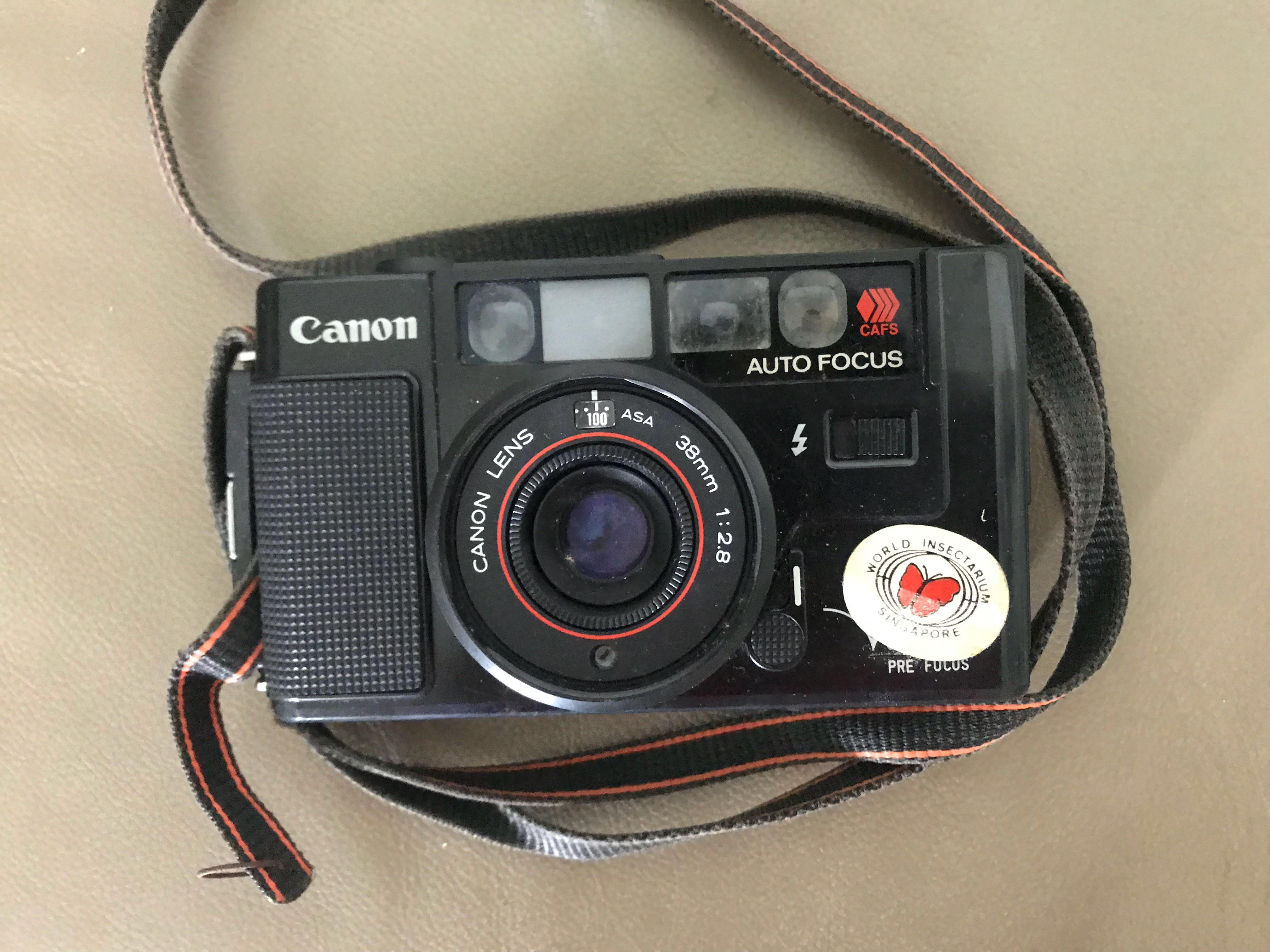 vintage canon film camera