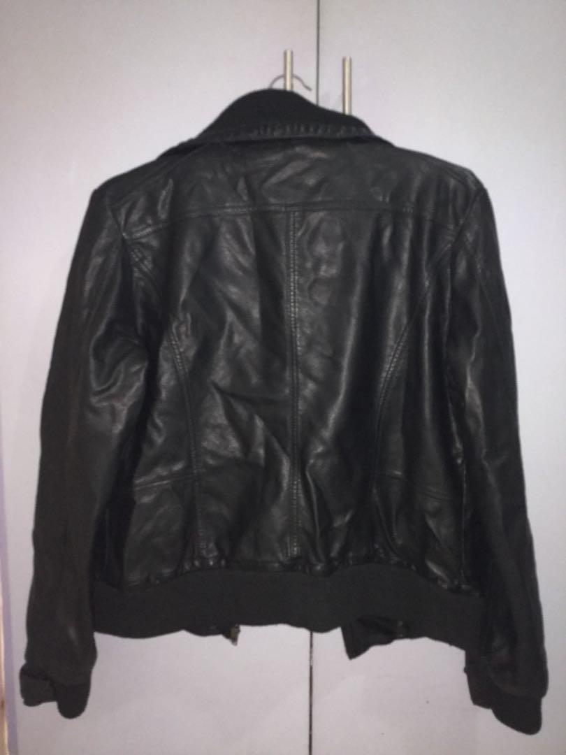 Xhilaration leather cheap jacket