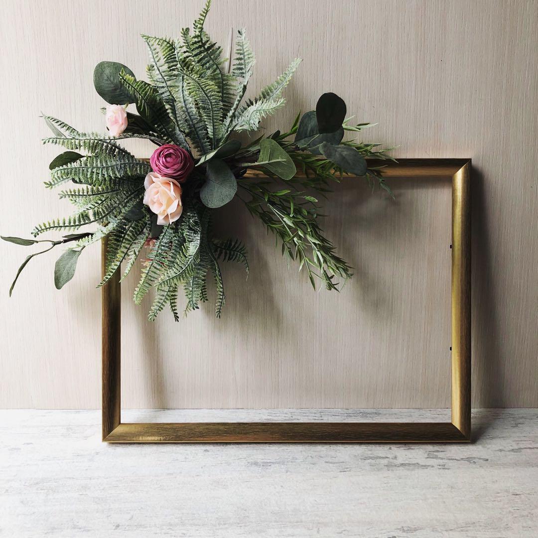 Yourstalkmarket Customised Rustic Wedding Arch Welcome Sign