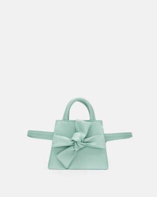 Zara crossbody belt bag with bow, Women 