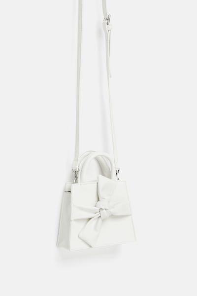 Zara mini crossbody belt bag with bow 