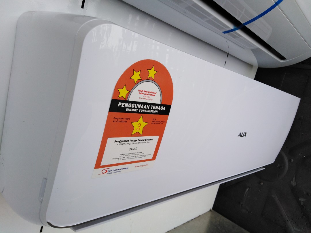 Aircond Aux 1 0hp With Installation Siap Pasang Rm880 Kitchen Appliances On Carousell