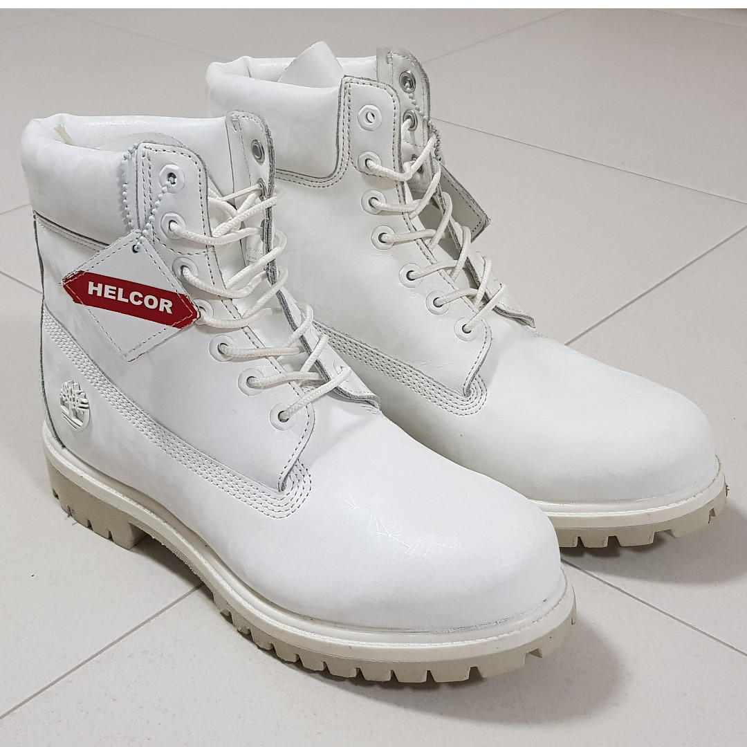 White timberland boots mens cheap