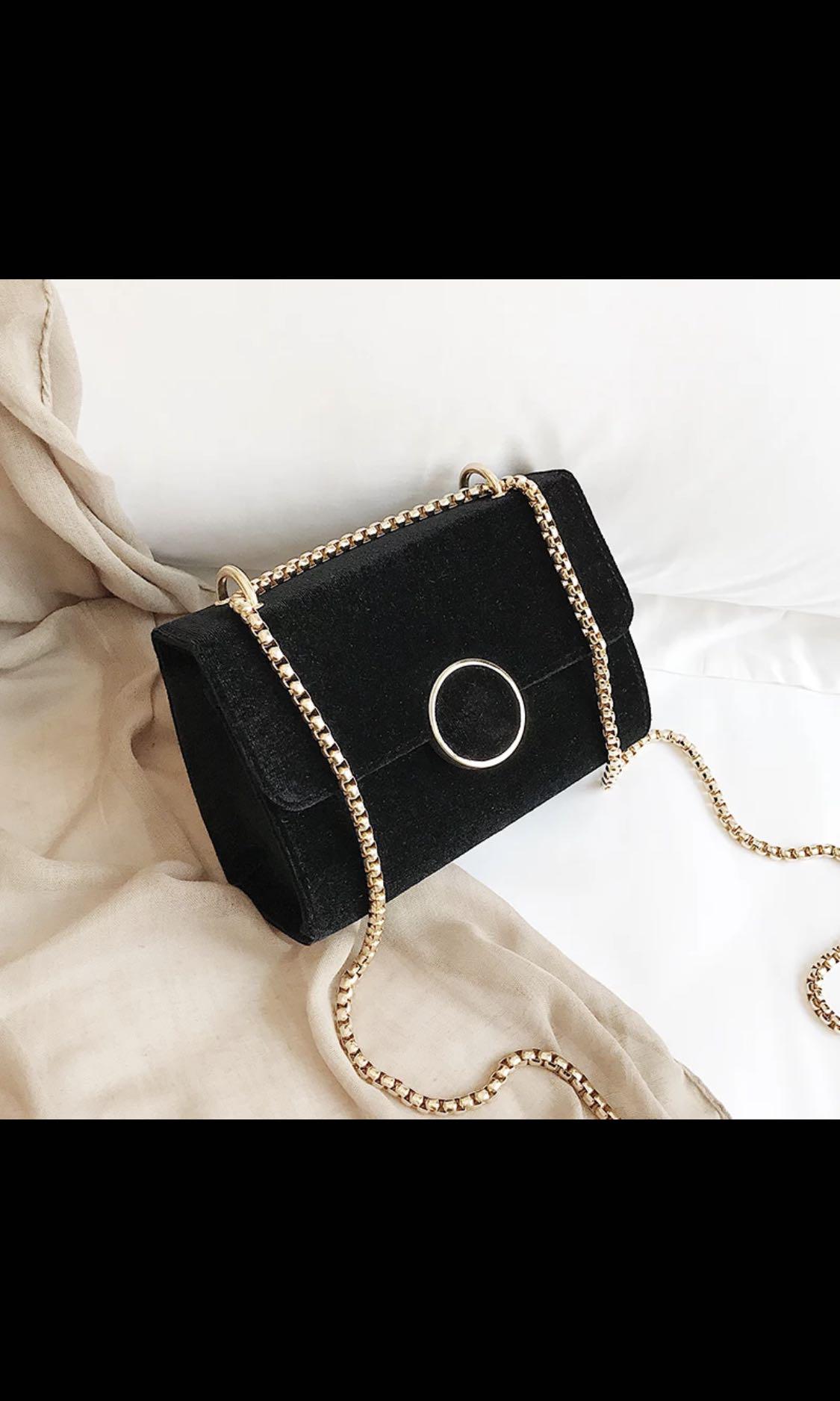 velvet side bag