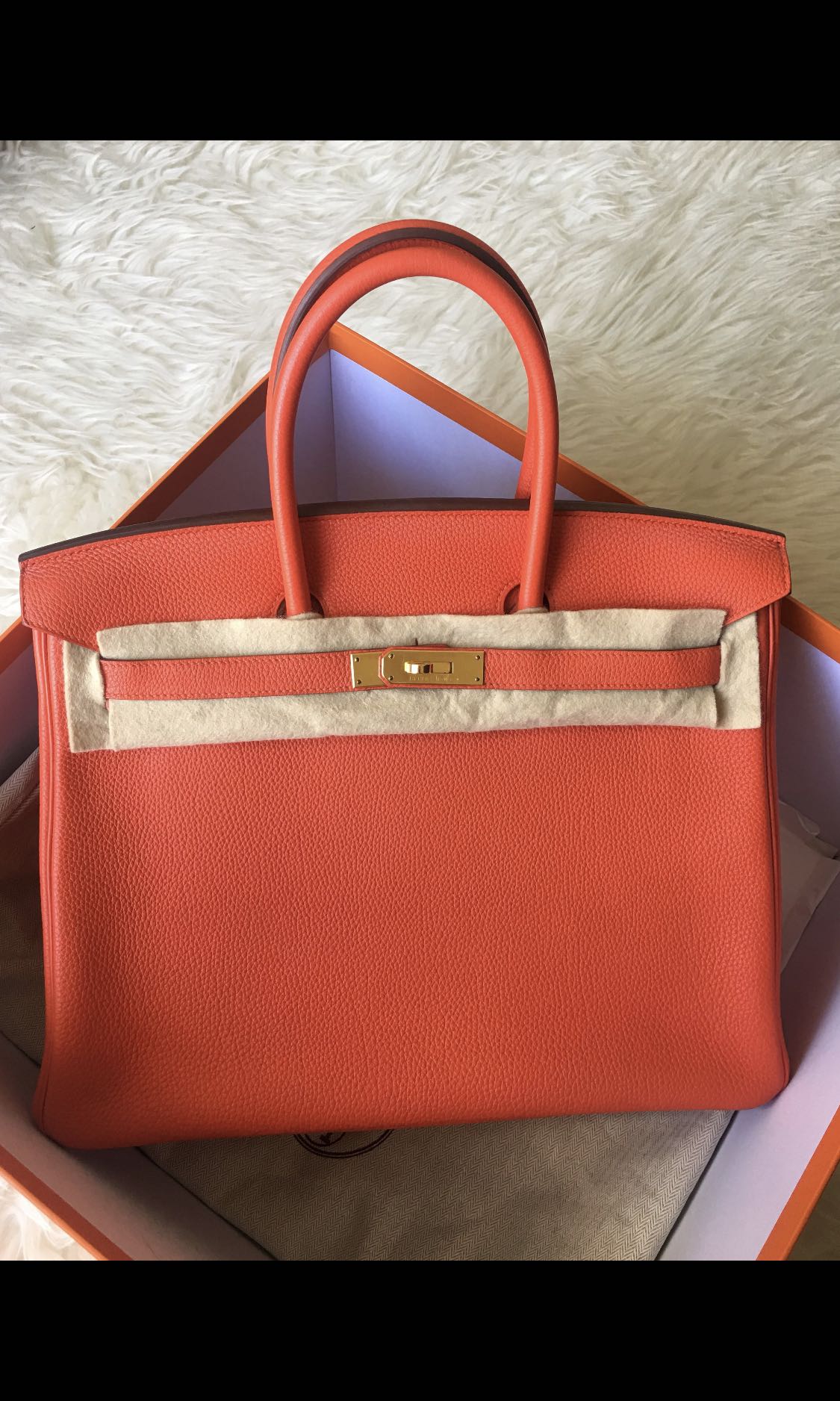 REVEAL: Hermes Birkin 35 Orange Poppy