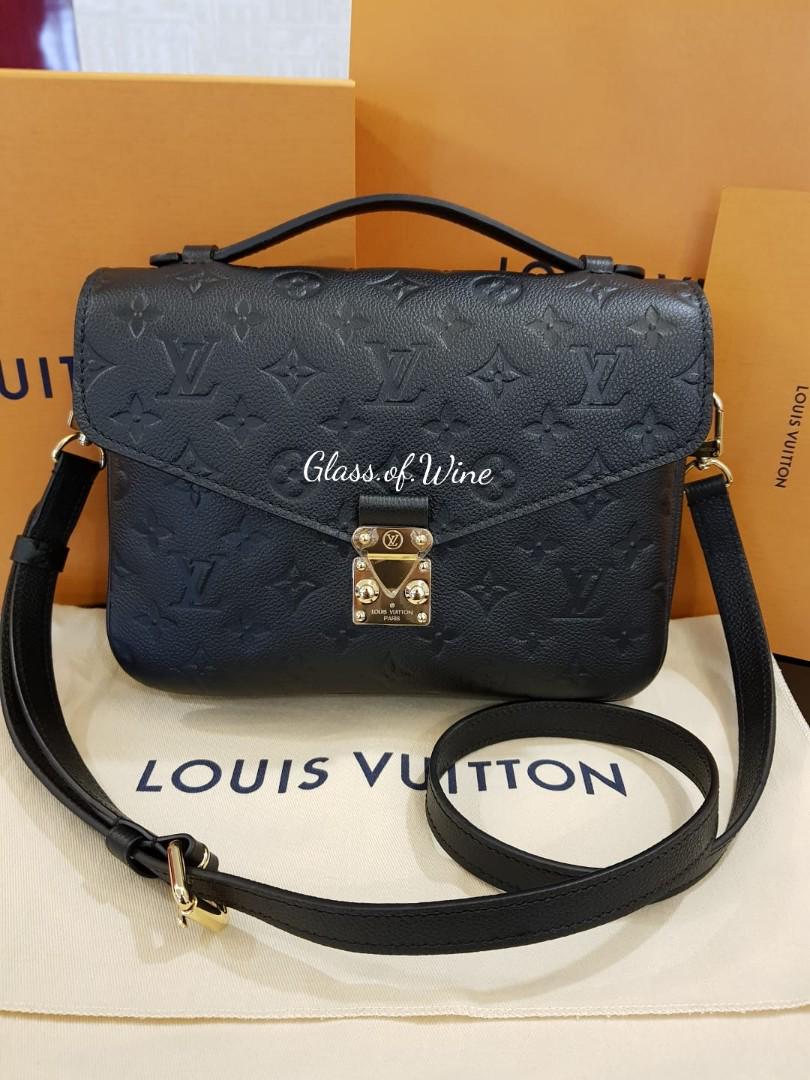 Louis Vuitton Metis Pochette Empreinte Noir