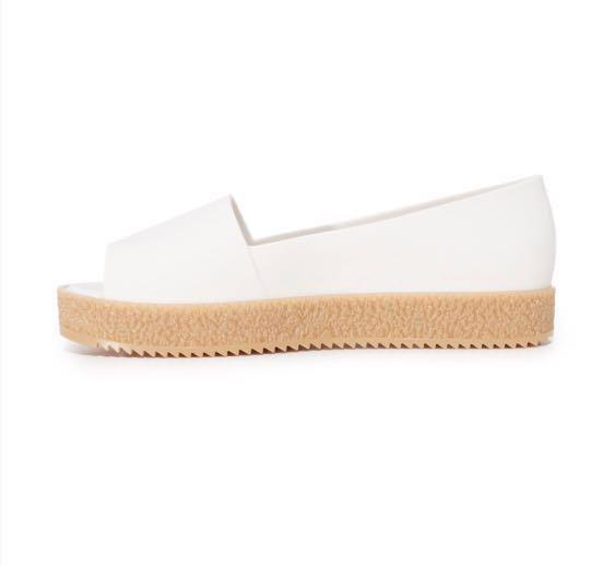 Melissa puzzle peep toe flats online