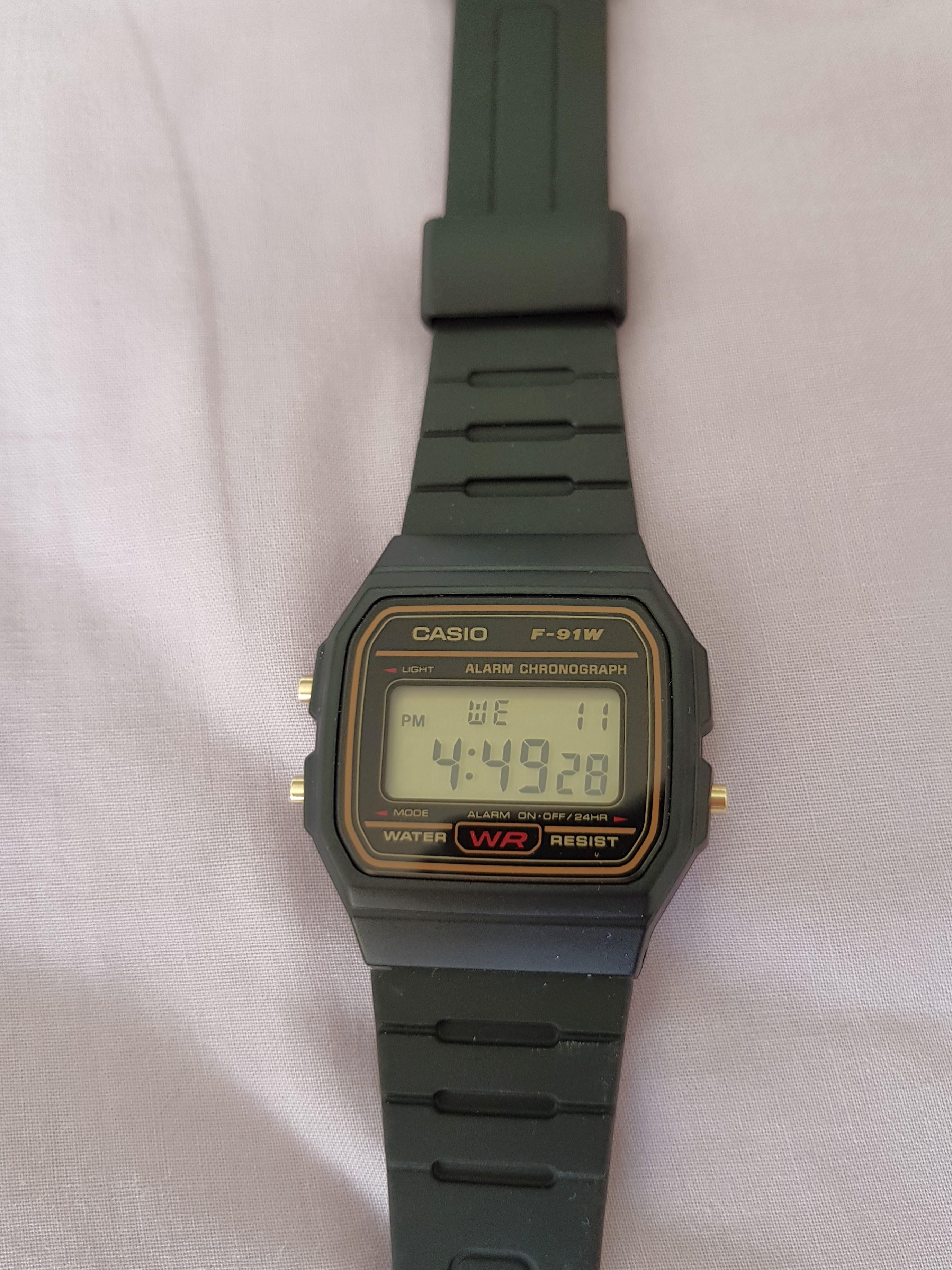 Casio f91w 1991 cheap