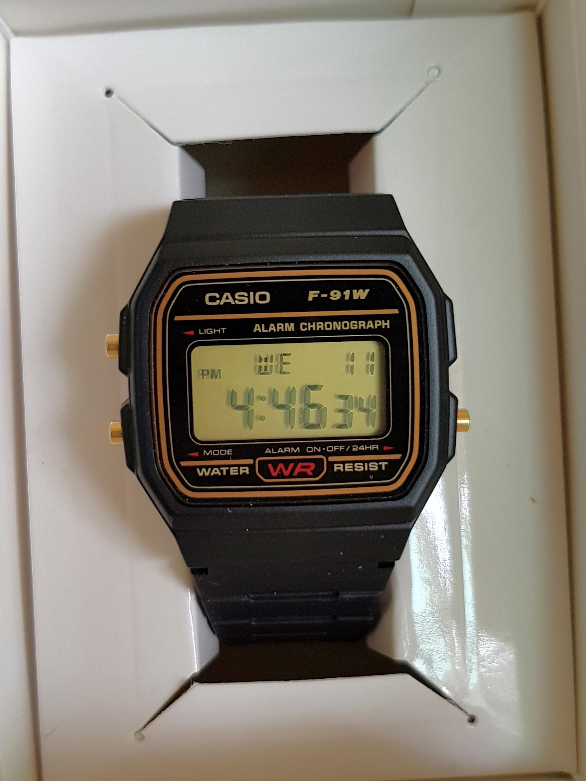Casio f91w 1991 cheap