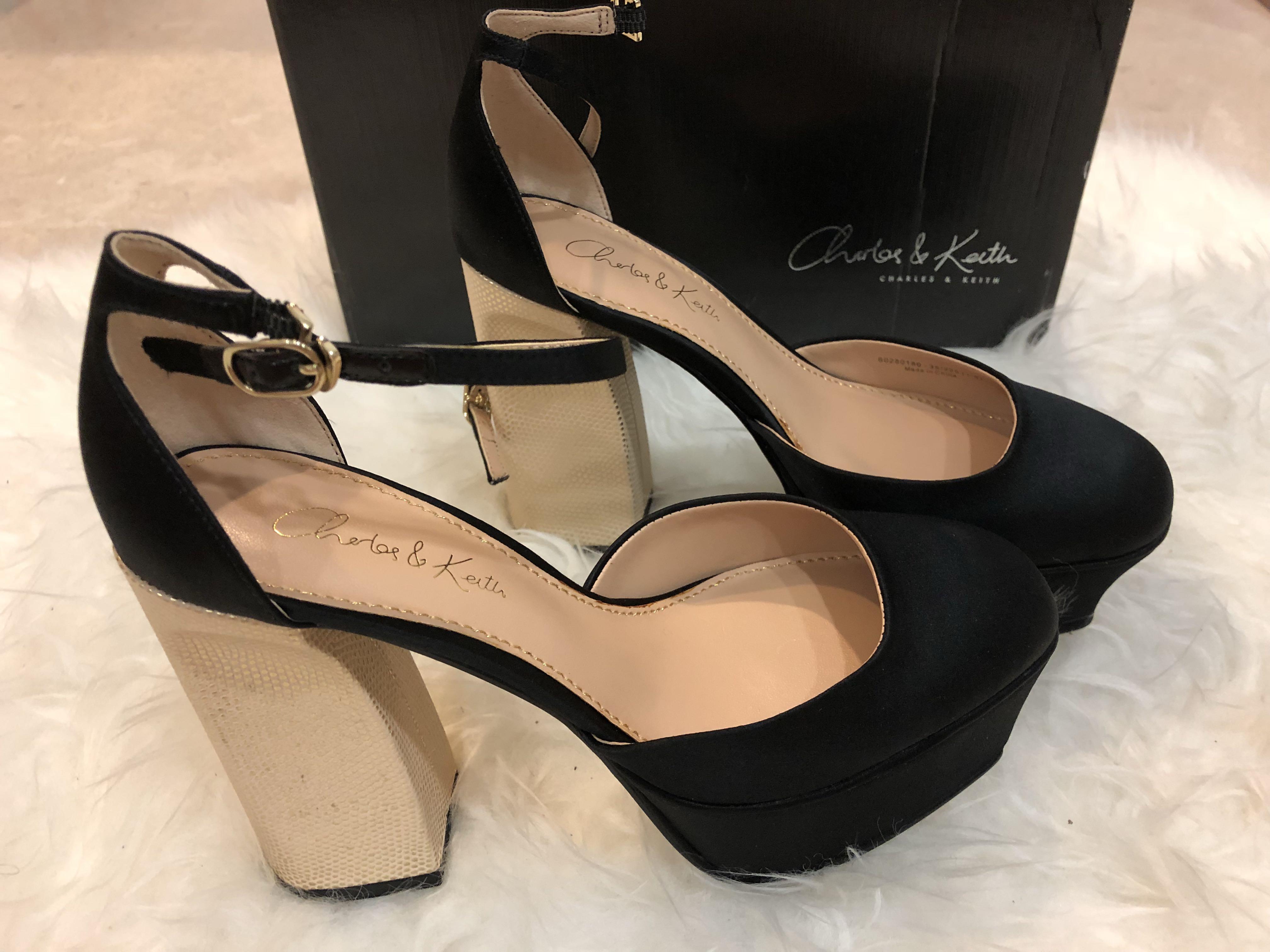 charles and keith platform heels