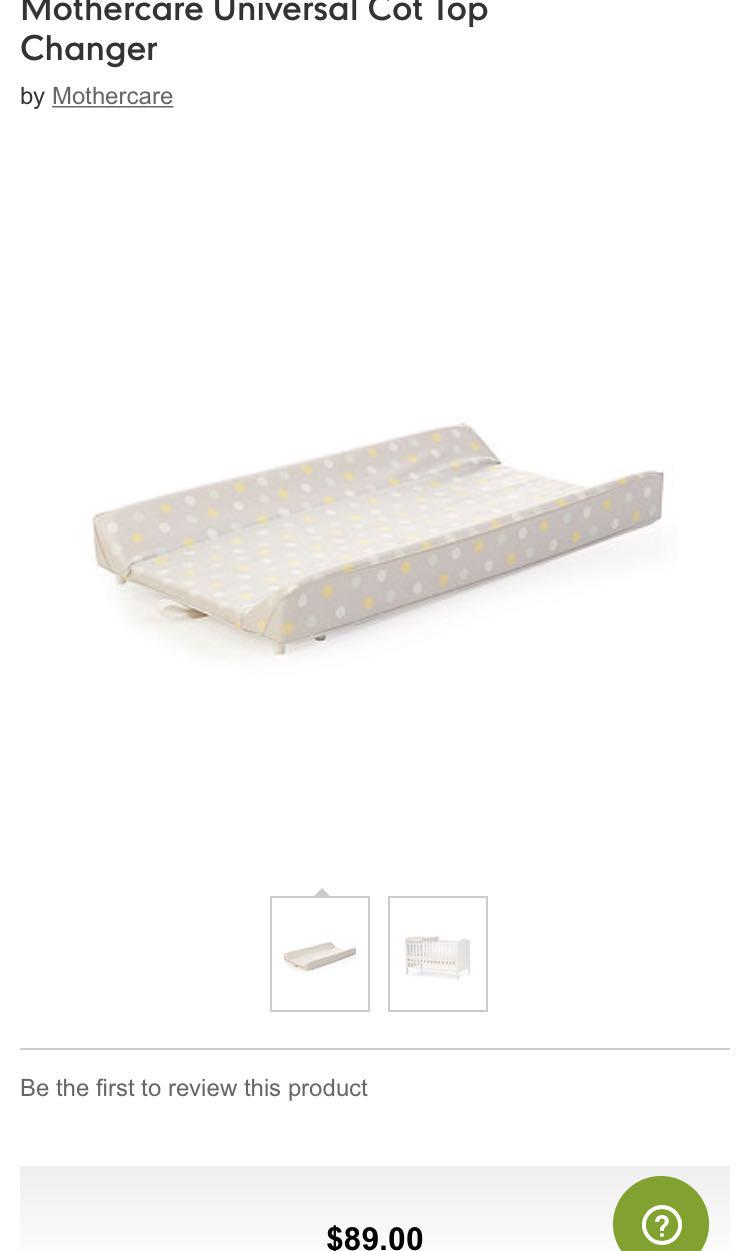 Cot top changer (Mother Care), Babies & Kids, Baby Nursery & Kids