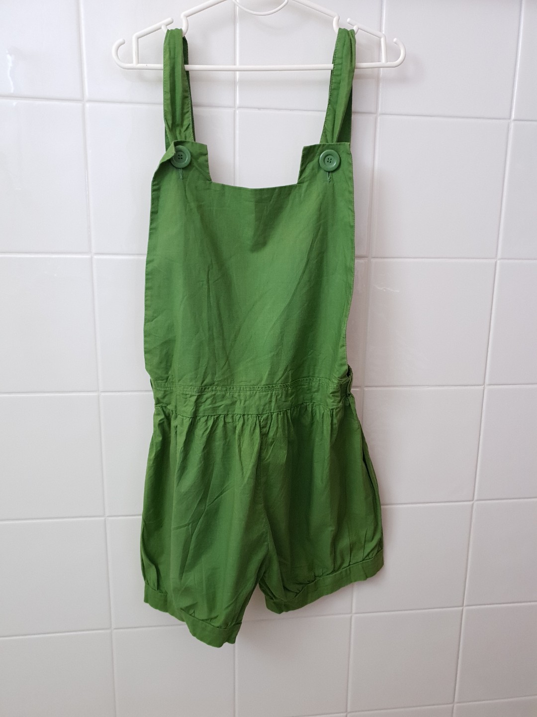 green short overalls womens