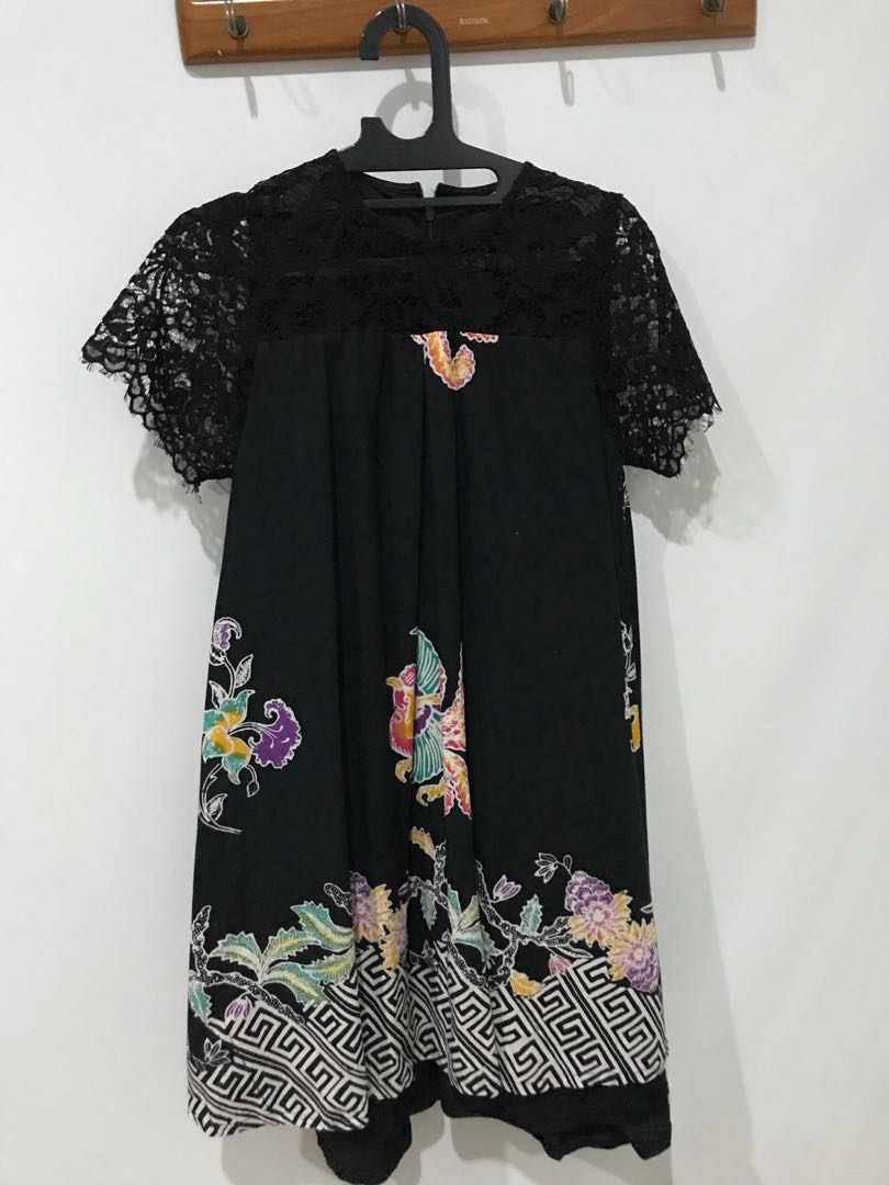 Dress Batik Dxf Batik Online Shop Fesyen Wanita Pakaian Wanita Di Carousell