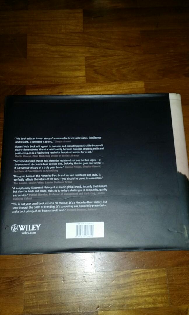 Enduring Passion Hardcover Book Mercedes Benz Vintage