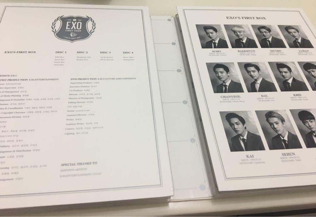 EXO FirstBox （分類：韓流周邊）位於 Hong Kong。 由 stephyi528 提交（商品編號 183822158，圖片 4）。簡介： 90%新， 贈品（繞線器）已不見。 光碟冇播過，只作收藏用。。