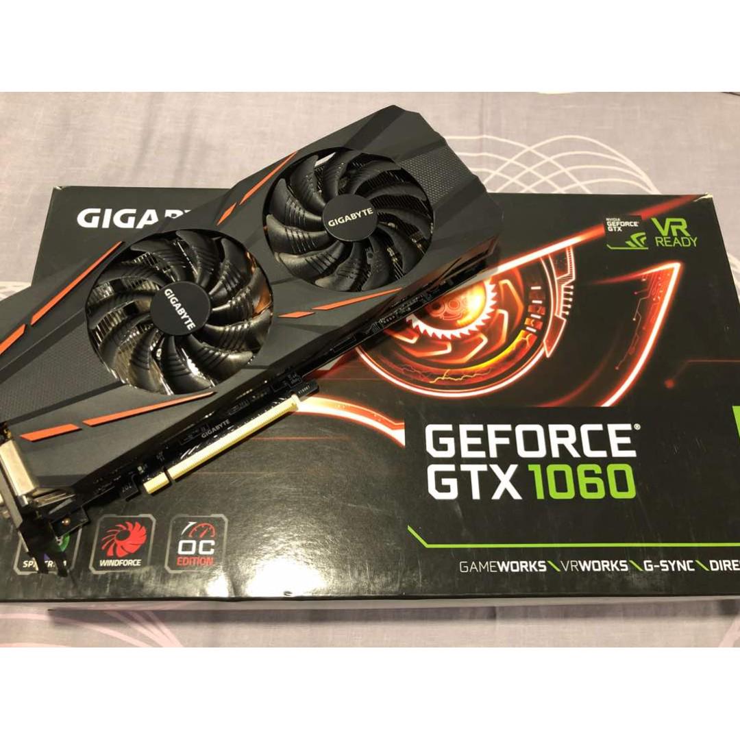 Gigabyte GTX 1060 6GB G1 Gaming / GTX1060, Computers & Tech, Parts ...