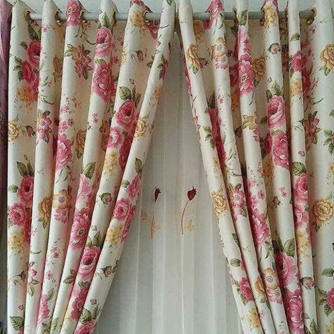 Unduh 71 Gambar Gorden Motif Bunga Keren Gratis