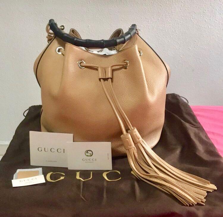 Gucci miss clearance bamboo bucket bag