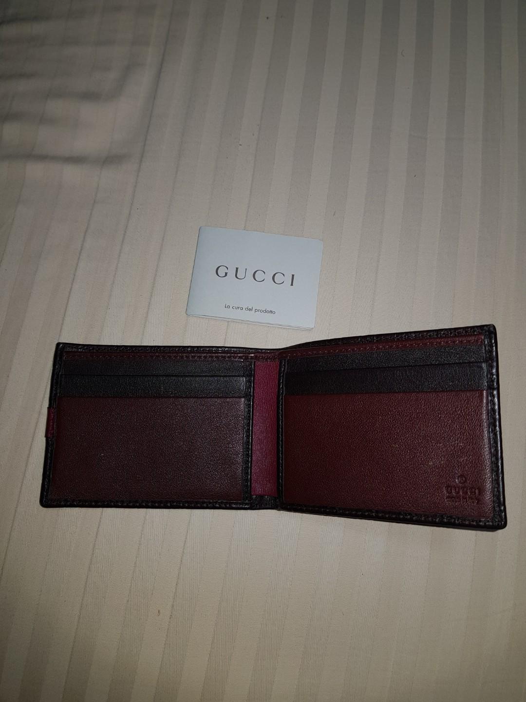 Gucci name card holder (Genuine ), Men's Fashion, Watches & Accessories