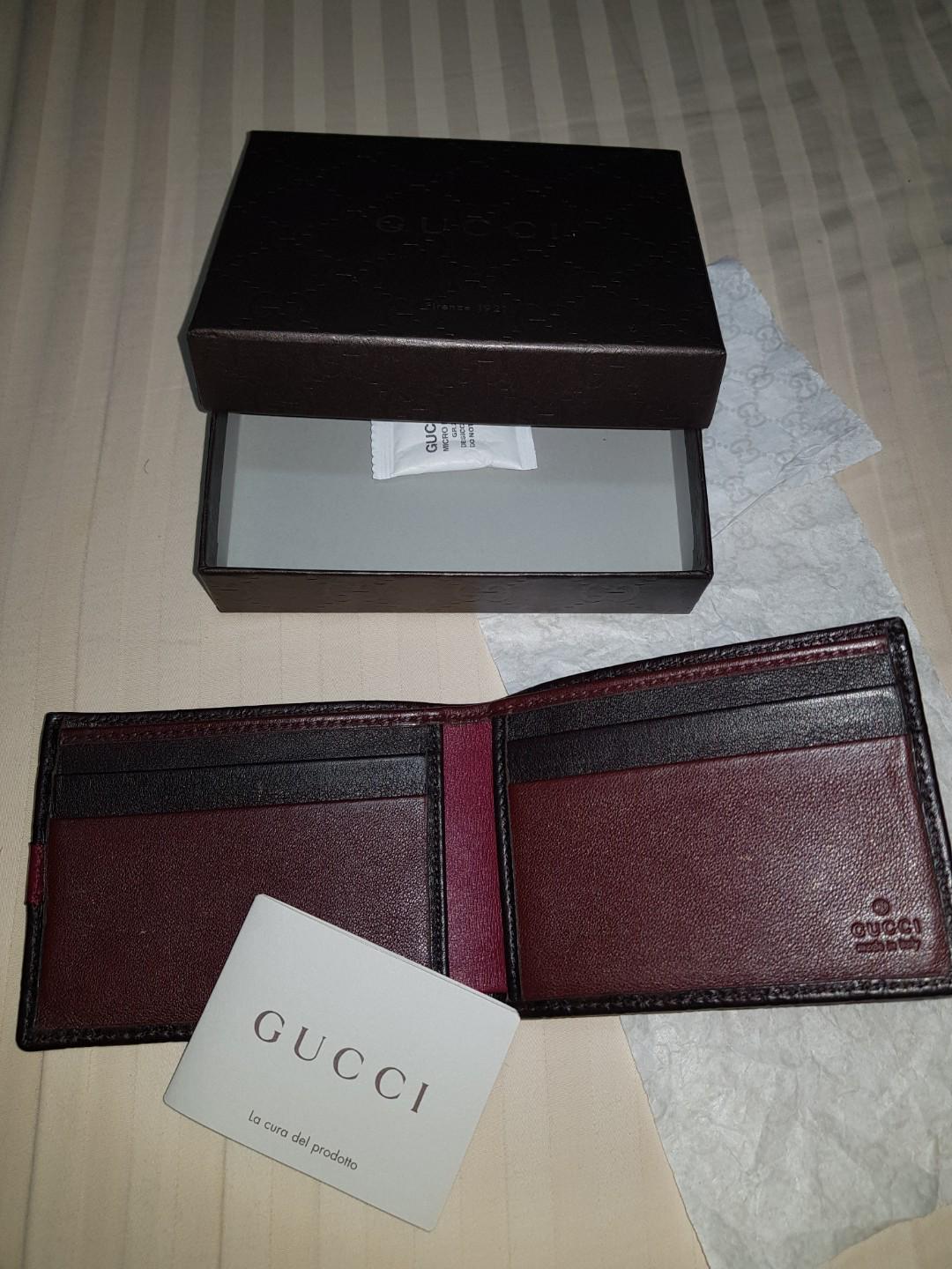 Gucci name card holder (Genuine ), Men's Fashion, Watches & Accessories