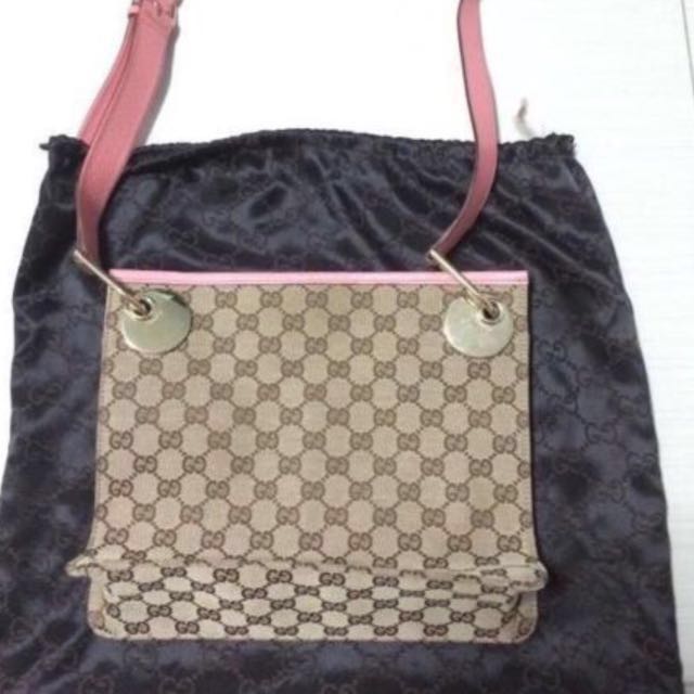 gucci pink sling bag