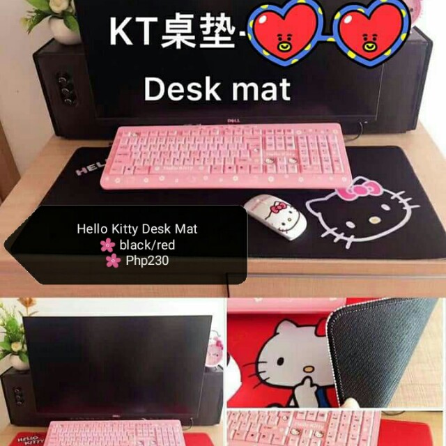 Hello Kitty Desk Mat Everything Else Others On Carousell