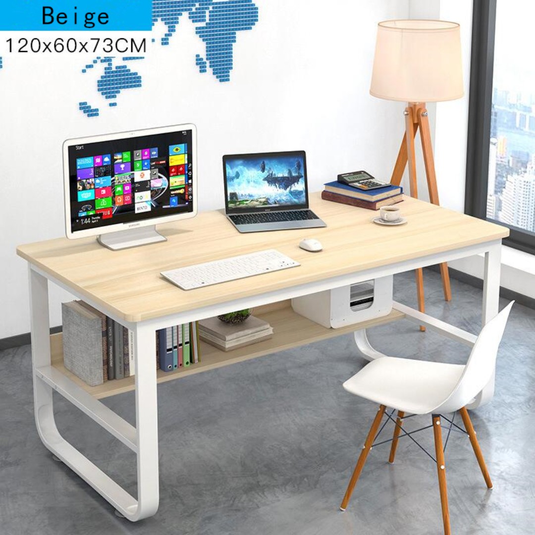 long desks for home office. home office desk modern wood table living room study rumah u0026 perabot perabot di carousell long desks for home office. home office desk modern wood table living room study rumah u0026 perabot perabot di carousell