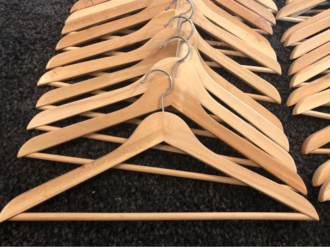 Ikea Wooden Hangers, Furniture & Home Living, Furniture, Shelves