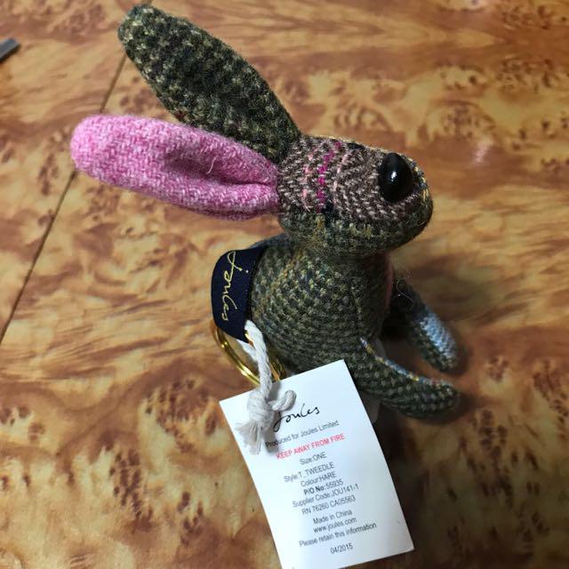 Joules hare clearance keyring