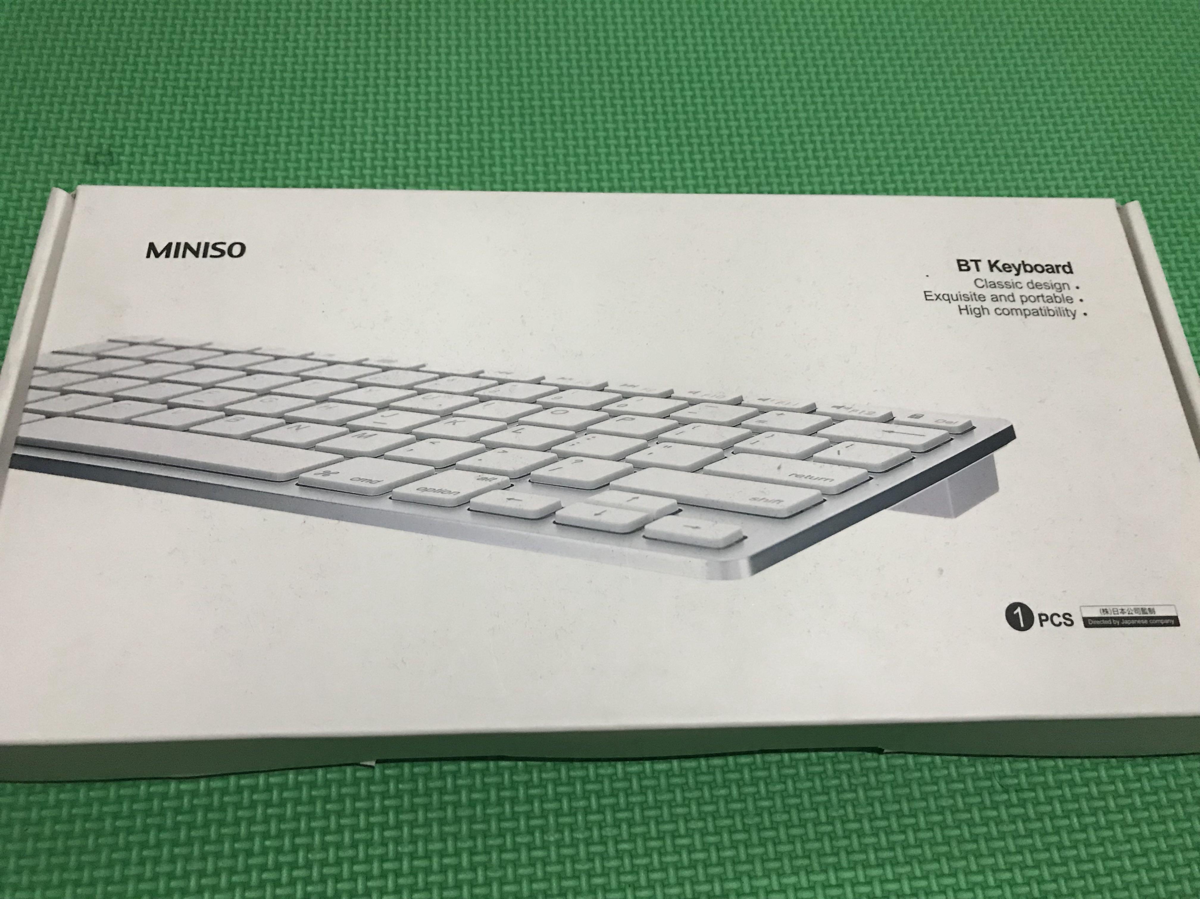 Keyboard Bluetooth Miniso, Elektronik, Bagian Komputer & Aksesoris di